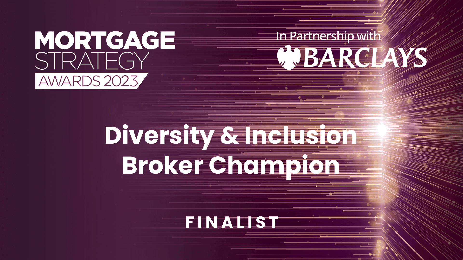 Finalist - Diversity & Inclusion Broker Champion 2023